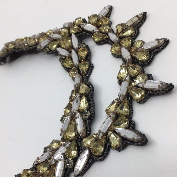 Deepa Gurnani Rhinestone Crystal Beaded Necklace New With Tags Empress of Aria - Picture 12 of 16